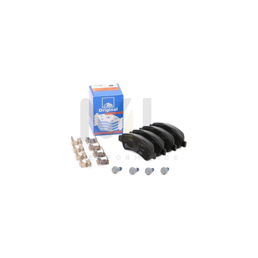 ATE 13.0460-4812.2 Brake pad set excl. wear warning contact, not prepared for wear indicator, with brake caliper screws, with accessories
