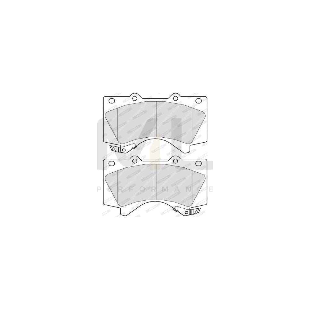 Ferodo Premier FDB4229 Brake Pad Set With Acoustic Wear Warning, Without Accessories