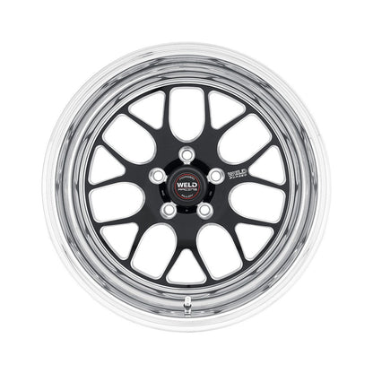 Weld 77MB8105A77A S77 Wheel 18x10.5 5x4.5 ET50 BS7.7 Black Center - Polished Shell