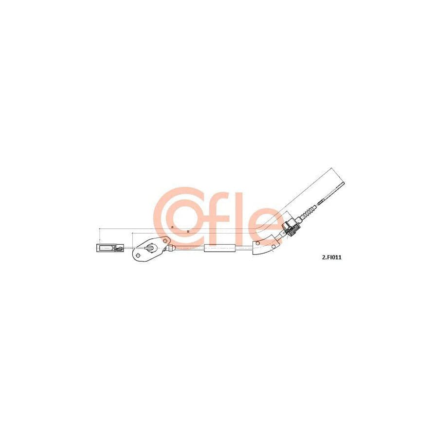 Cofle 92.2.Fi011 Clutch Cable