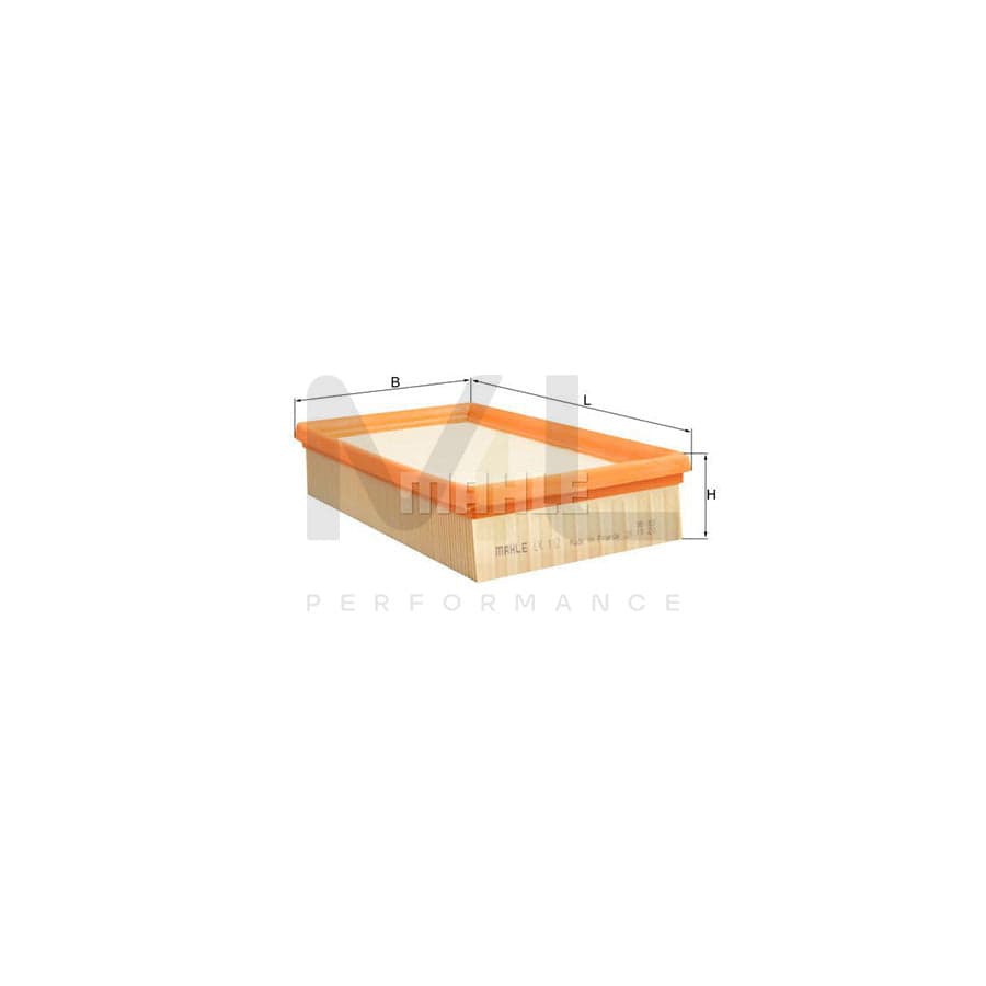 MAHLE ORIGINAL LX 112 Air Filter Filter Insert | ML Performance Car Parts
