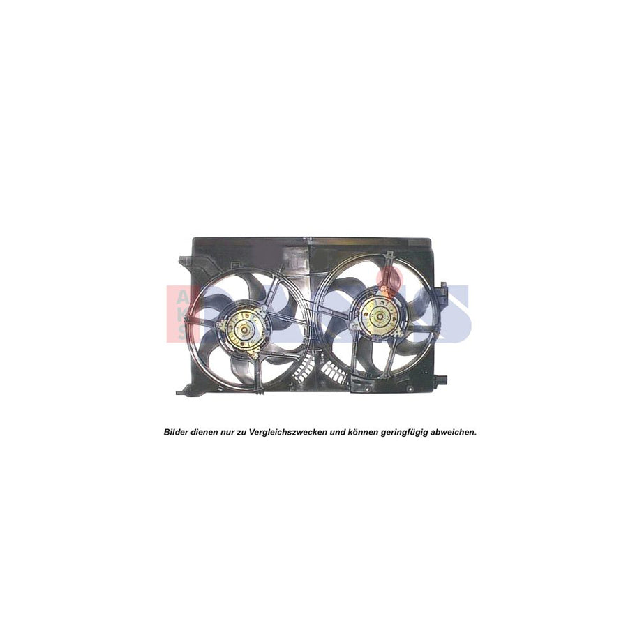 AKS Dasis 088152N Fan, Radiator for Fiat Croma II Estate (194)