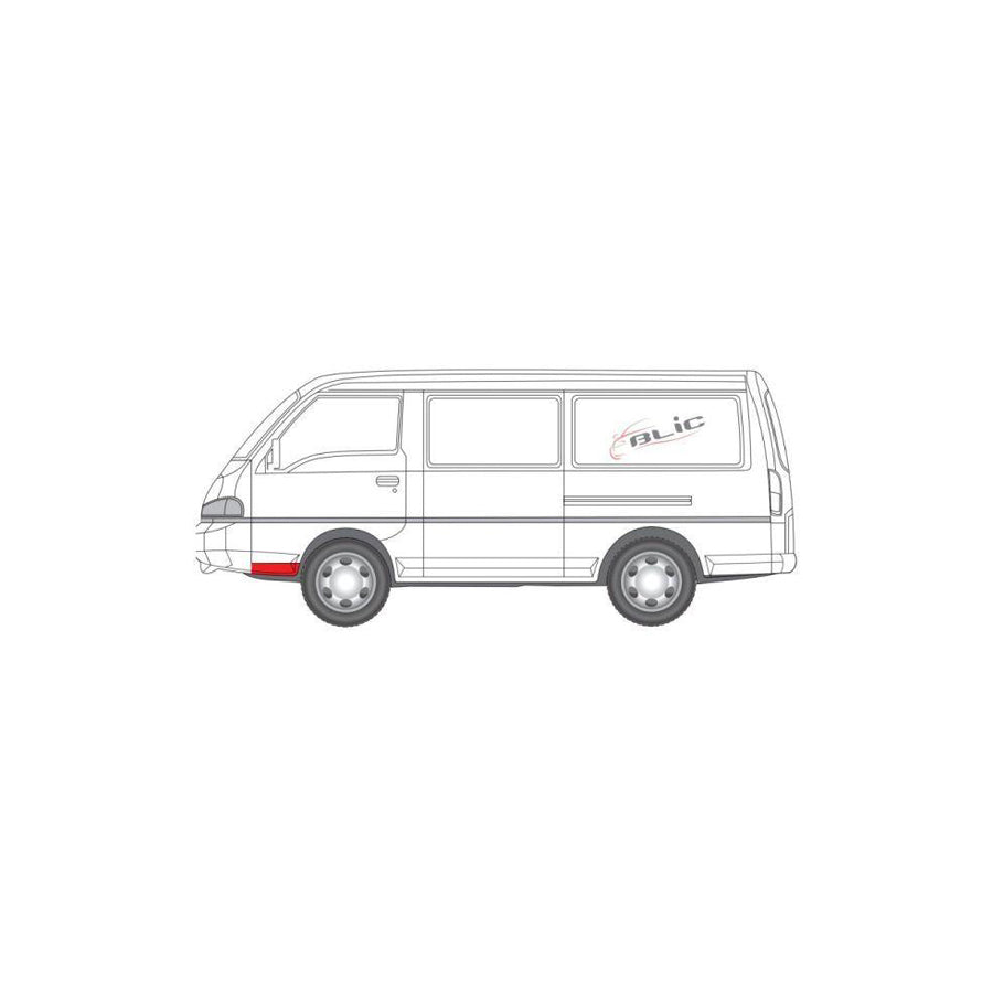 Blic 6505-06-3195015P Rocker Panel for Hyundai H100