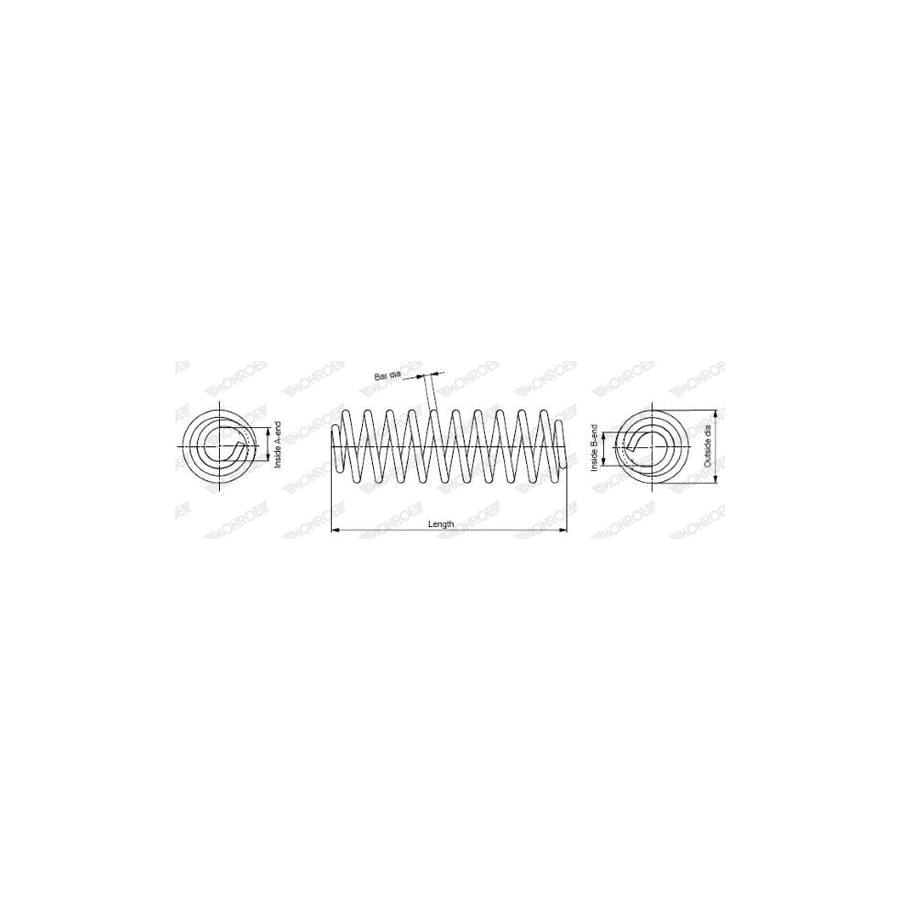 Monroe Se2838 Coil Spring
