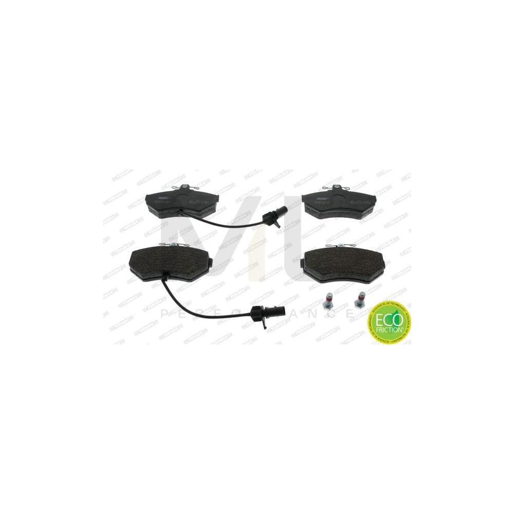 Ferodo Premier Eco Friction FDB1451 Brake Pad Set Incl. Wear Warning Contact, With Accessories