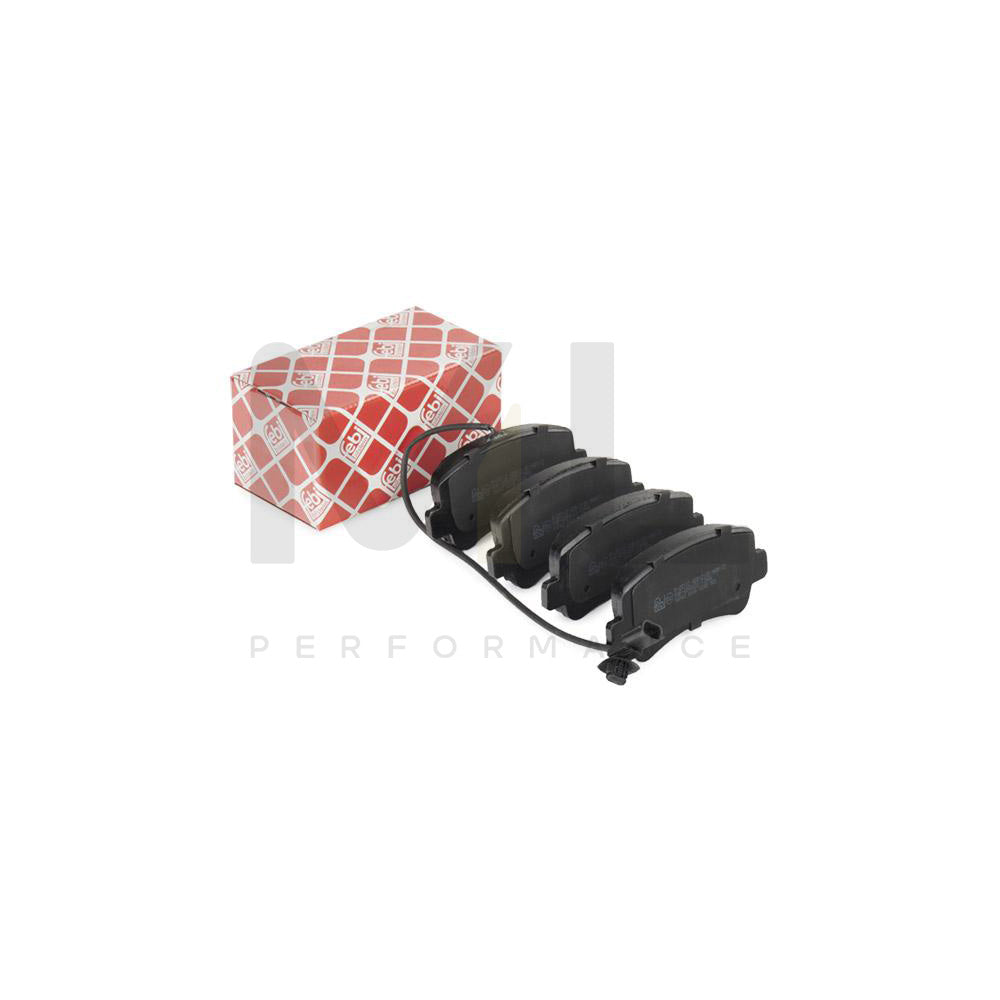 Febi Bilstein 16843 Brake Pad Set Rear Axle, Incl. Wear Warning Contact | ML Performance Car Parts