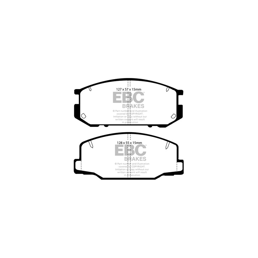 EBC PDKF1945 Toyota Celica Supra Ultimax Front Brake Pad & Plain Disc Kit 2 | ML Performance UK Car Parts