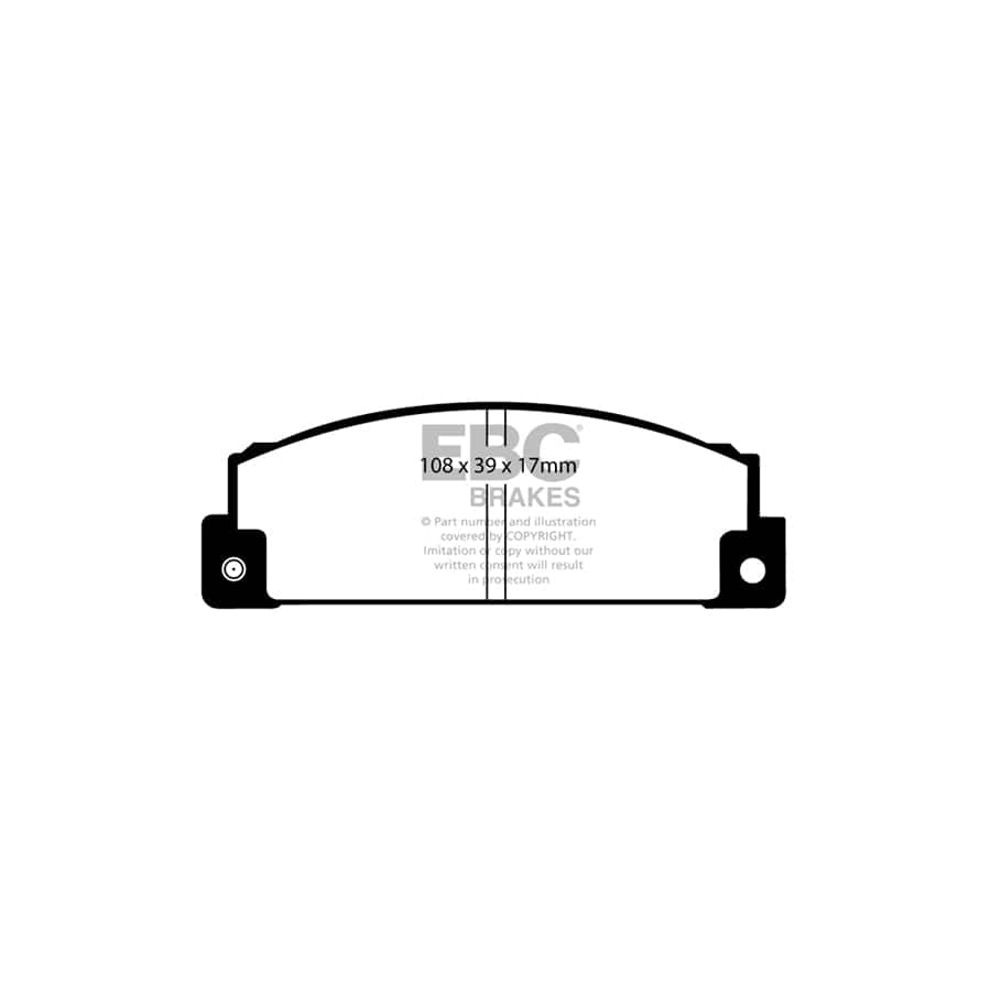 EBC PDKF613 Fiat Seat Ultimax Front Brake Pad & Plain Disc Kit - Bendix Caliper 2 | ML Performance UK Car Parts