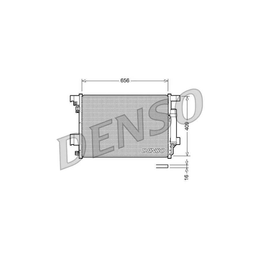 DENSO DCN21001 Air Conditioning Condenser