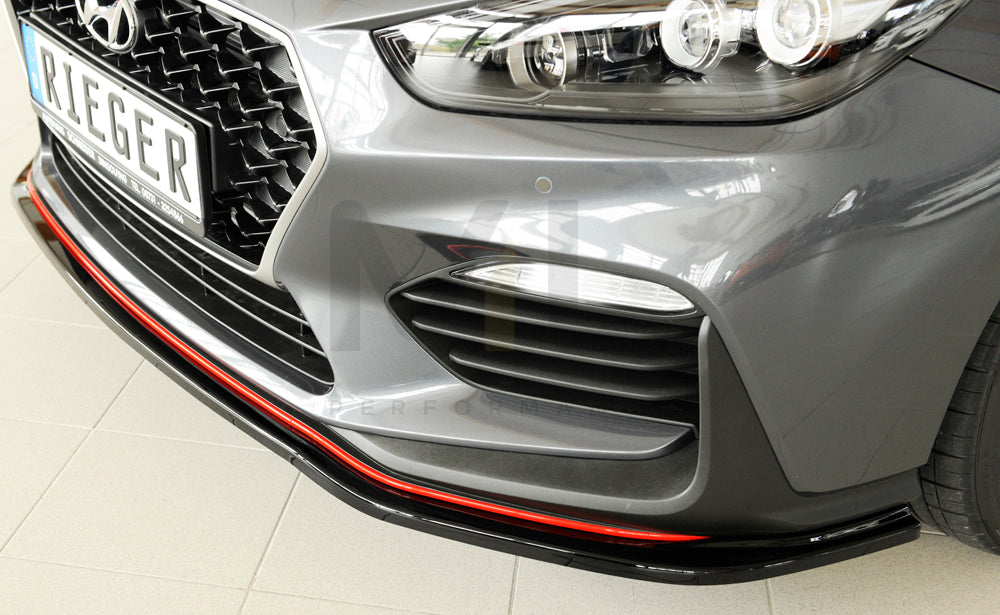 Rieger 00088163 Hyundai Front Splitter (i30 N-Performance & i30 N) 7 | ML Performance UK Car Parts