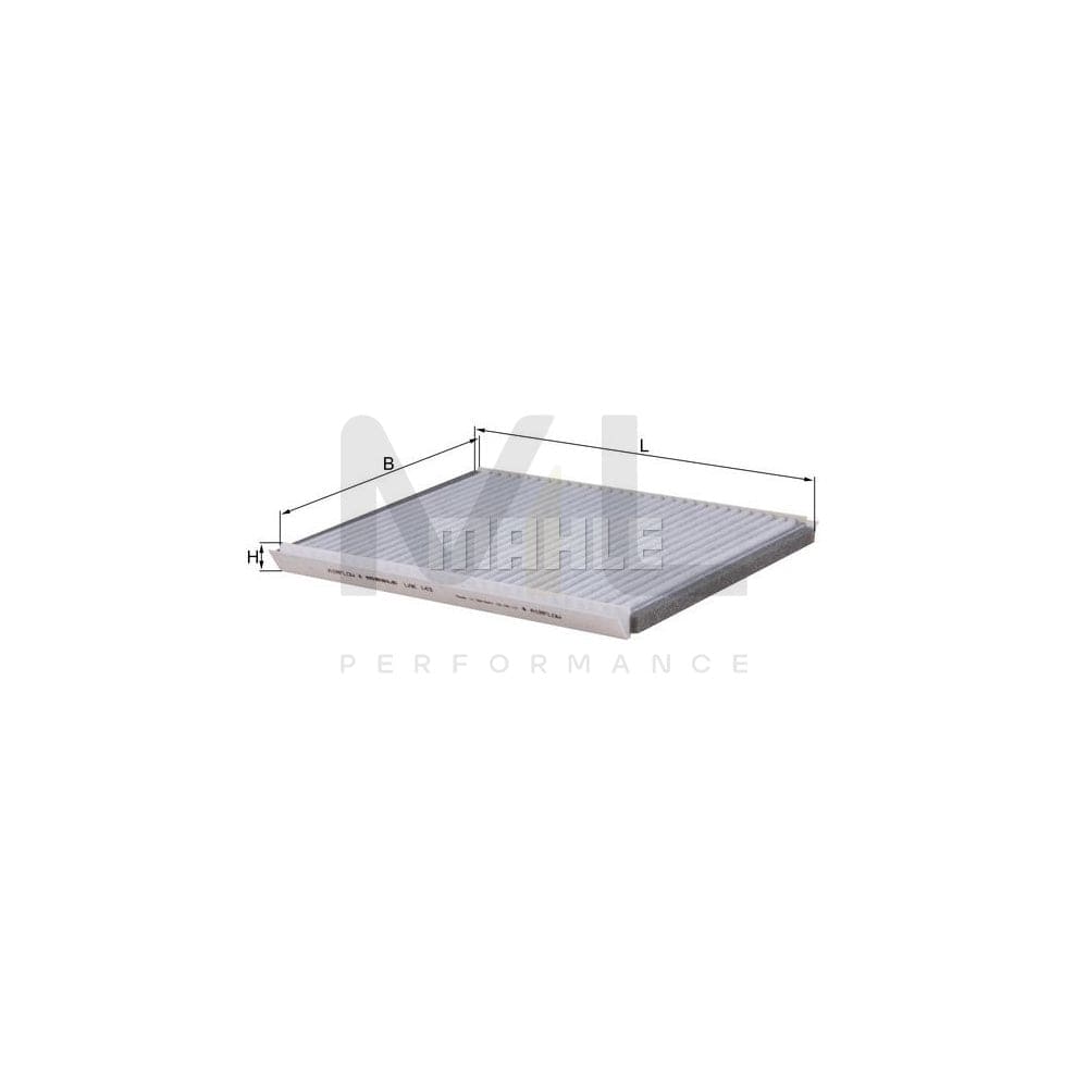 MAHLE ORIGINAL LAK 143 Pollen filter Activated Carbon Filter | ML Performance Car Parts