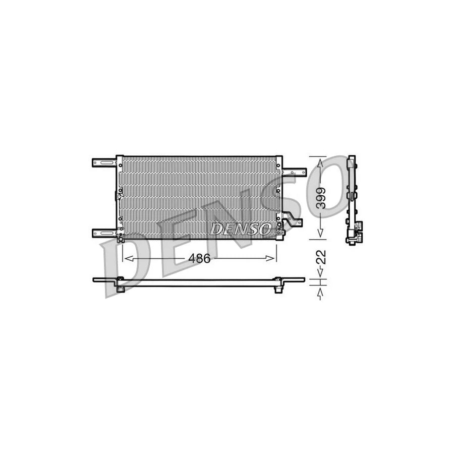 DENSO DCN01021 Air Conditioning Condenser for Alfa Romeo 166 (936)