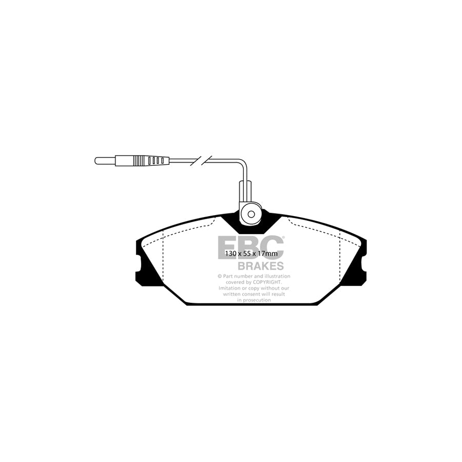 EBC PLK1718 Renault 3 Yellowstuff Pads and Brake Line Performance Pack - Bendix Caliper 2 | ML Performance UK Car Parts