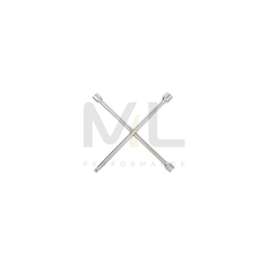KS TOOLS 518.1150 Spider wheel brace Chrome Vanadium Steel, Spanner size: 1/2, 17, 19, 22