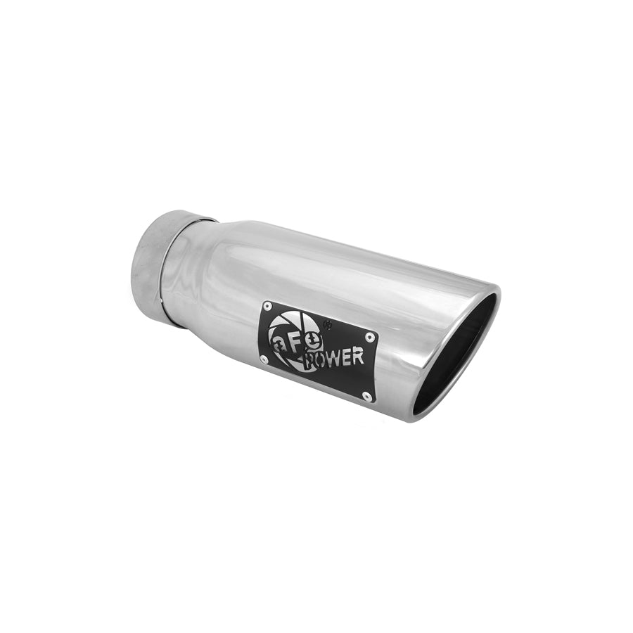aFe 49T35451-P12 3-1/2 IN Inlet x 4-1/2 IN Outlet x 12 IN L Universal Exhaust Tip