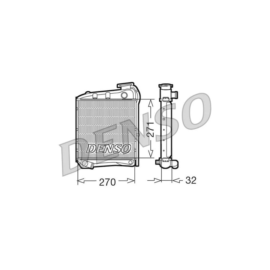 DENSO DRM99007 Engine Radiator