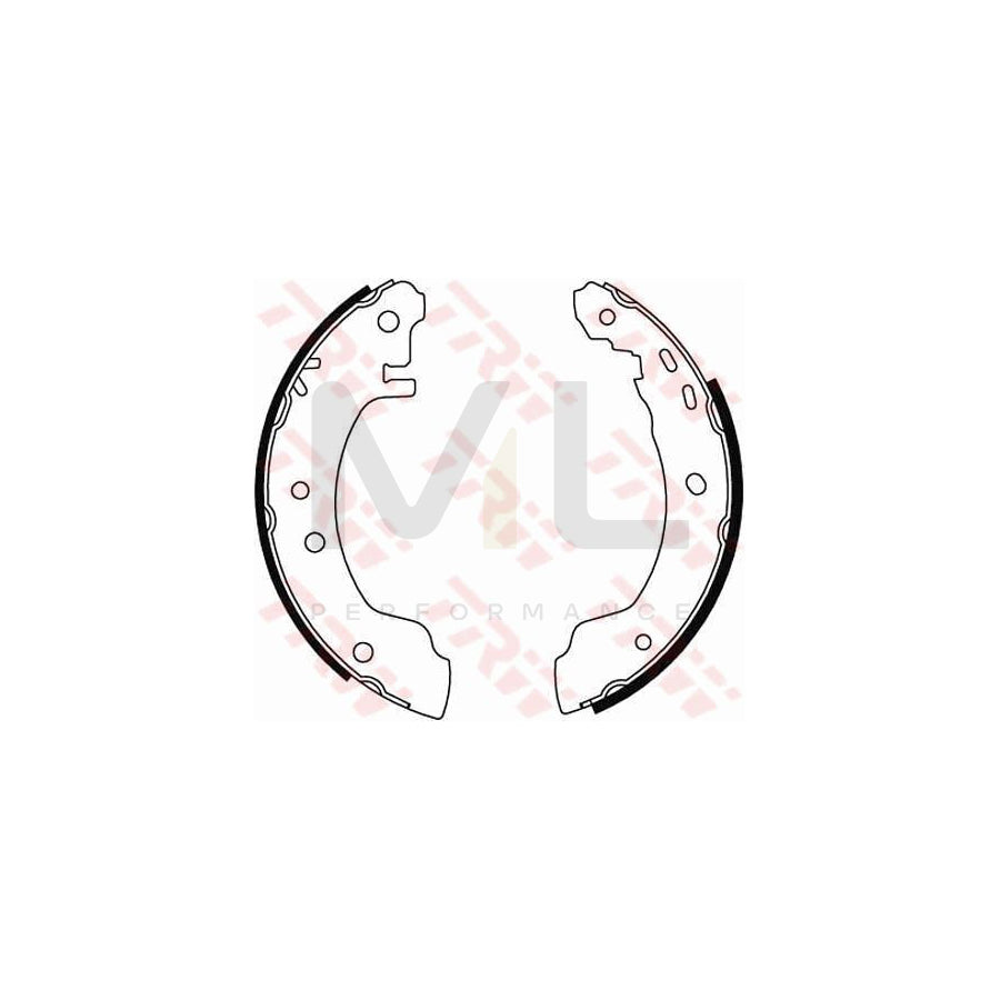 TRW GS8529 Brake Shoe Set for NISSAN PRIMERA