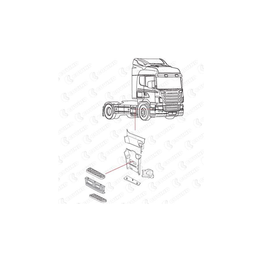Covind 146/238 Cover, Footboard