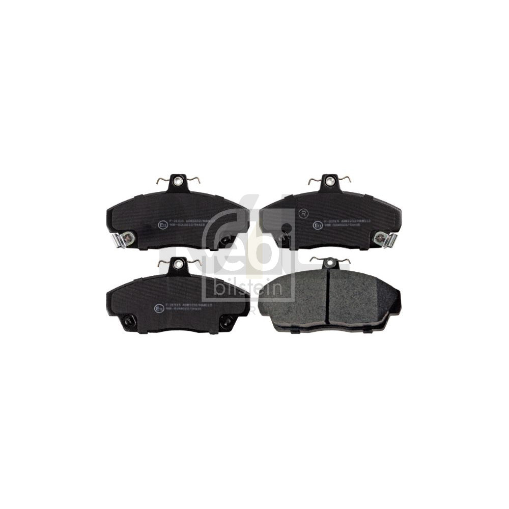 Febi Bilstein 16114 Brake Pad Set Front Axle, With Acoustic Wear Warning | ML Performance Car Parts