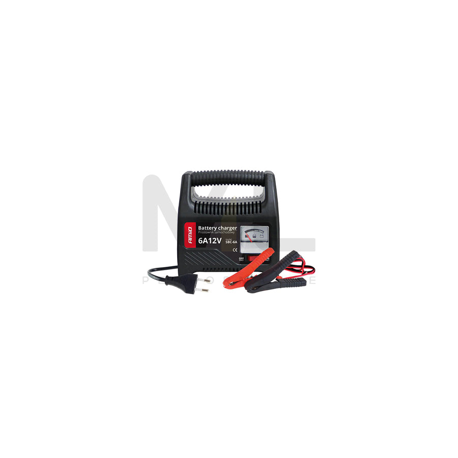 AMiO SBC-6A 02085 Battery Charger portable, with jump starter, 6A, 4.2A, 12V