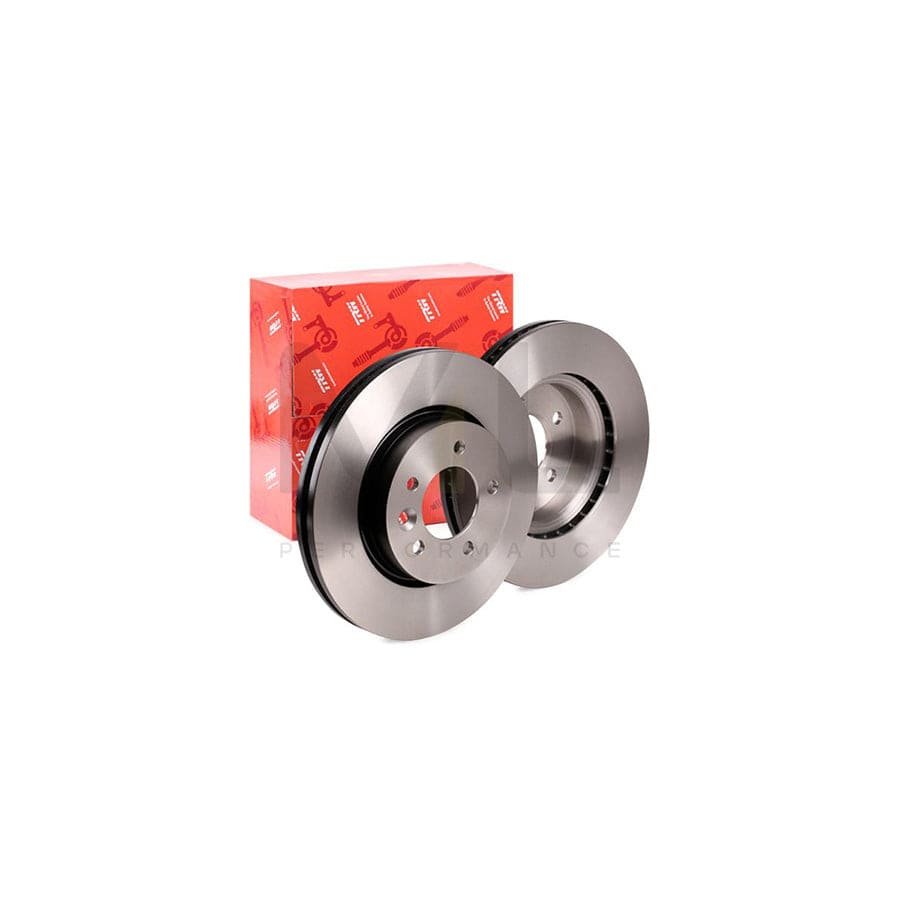 TRW DF4790 Brake Disc Vented, Painted, High-carbon  - 1 piece