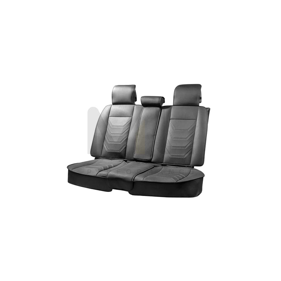 WALSER Kimi 13960 Car seat cover Black, PVC, Rear