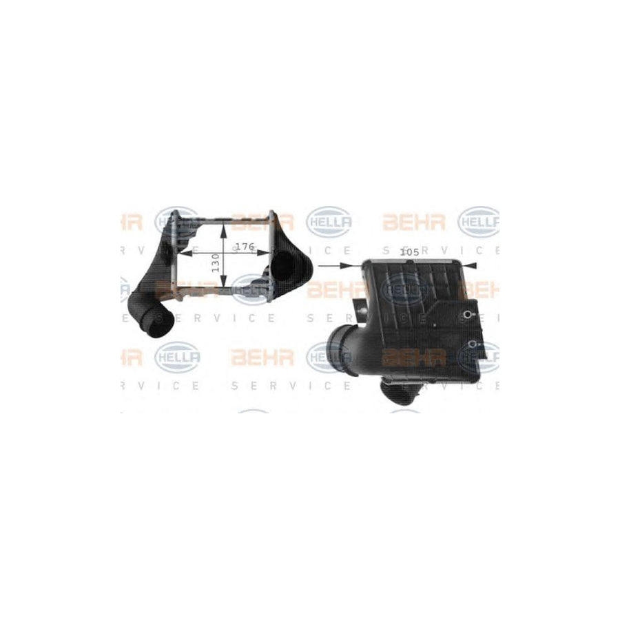 Hella 8ML 376 724-451 Intercooler