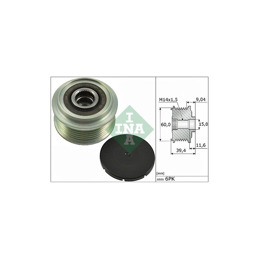 Ina 535 0277 10 Alternator Freewheel Clutch