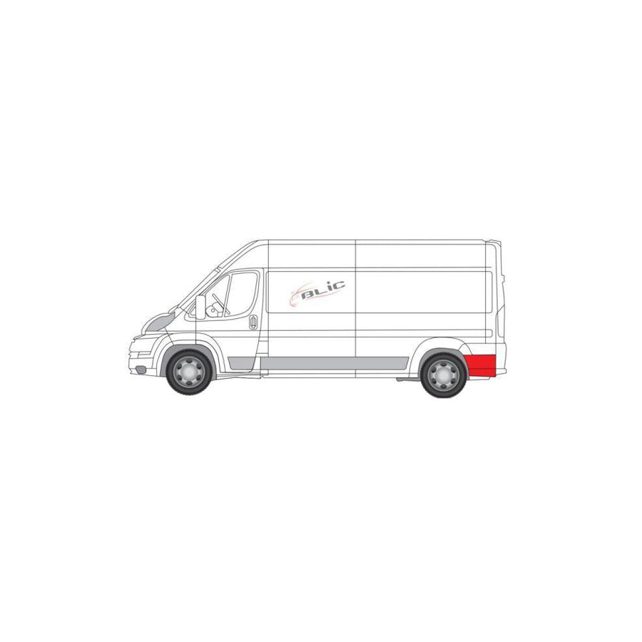 Blic 6504-03-2097591P Wheel Arch Liner