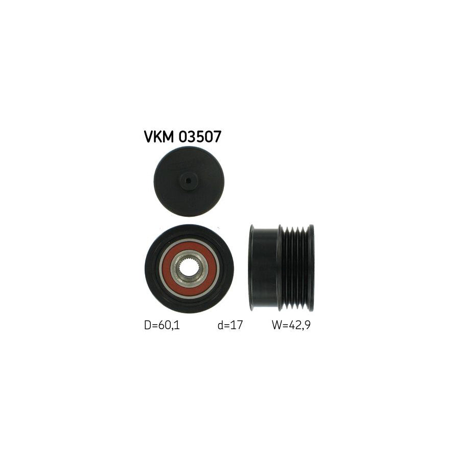 Skf Vkm 03507 Alternator Freewheel Clutch