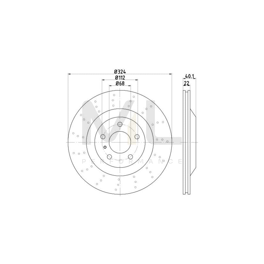 TEXTAR OE-Line 92219910 Brake Disc for AUDI A4 Internally Vented, Coated, High-carbon, without wheel hub, without wheel studs