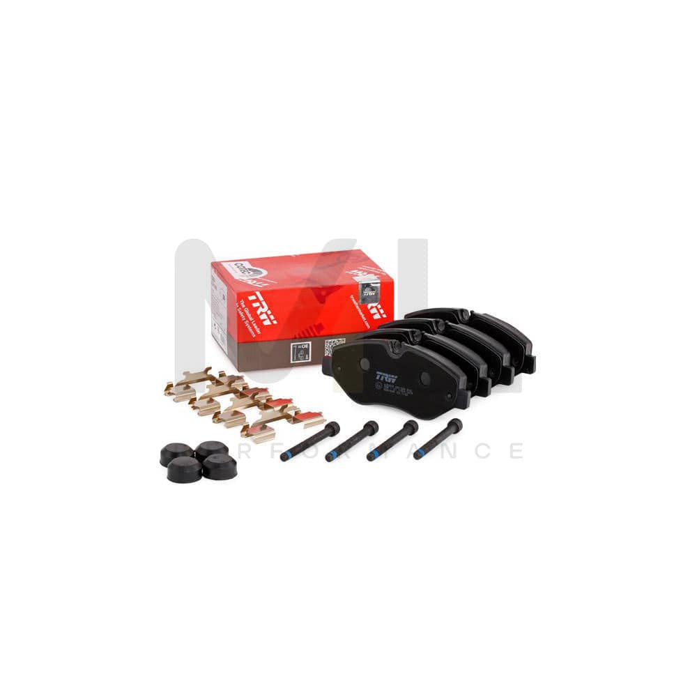 TRW Cotec Gdb1698 Brake Pad Set Prepared For Wear Indicator, With Brake Caliper Screws, With Accessories