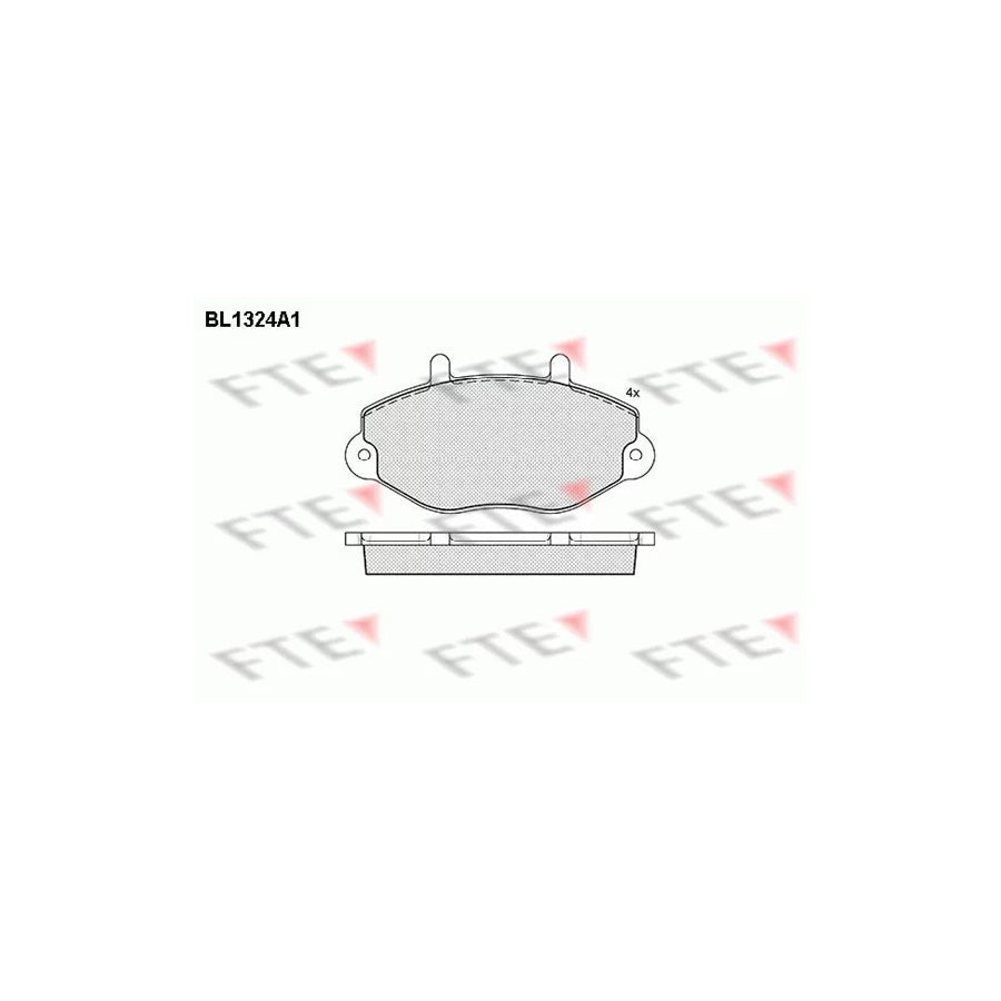 FTE 9010112 Brake Pad Set for Ford Transit