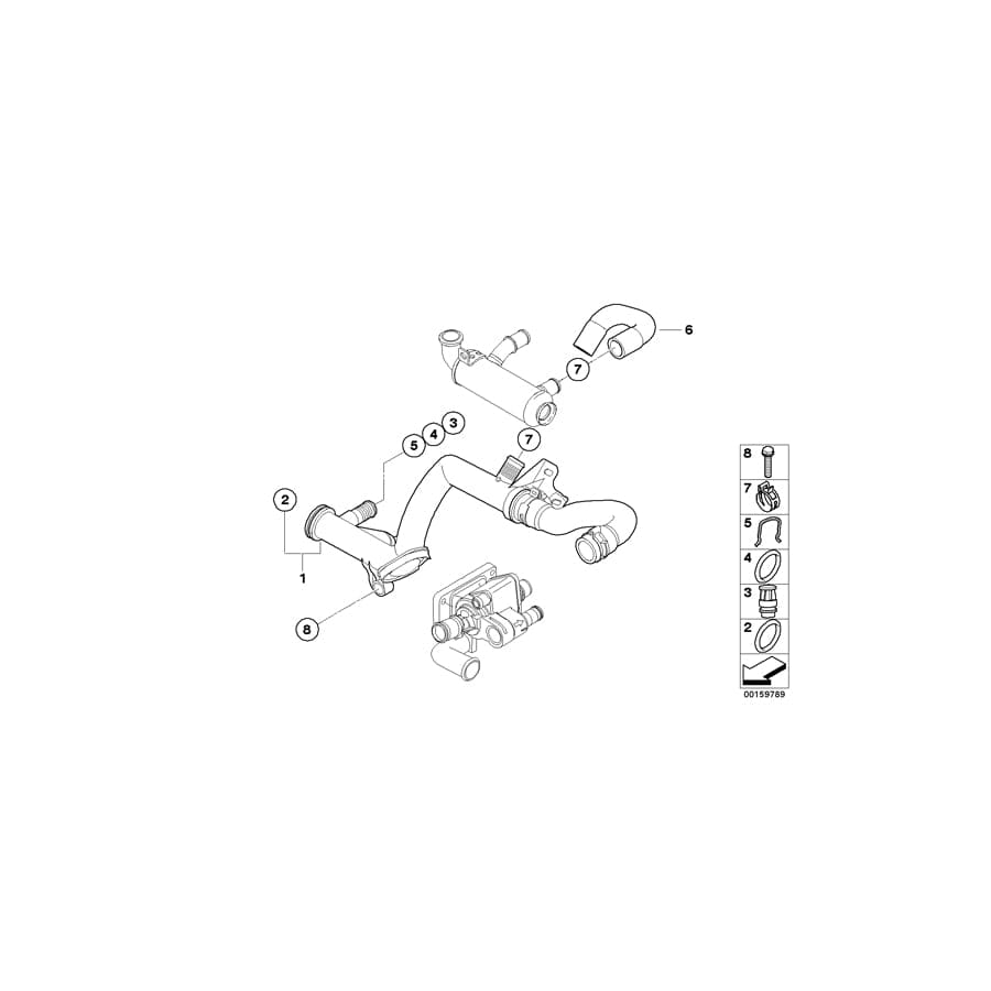 Genuine BMW 11717804957 R56 Hose Clamp (Inc. Cooper D & One D)