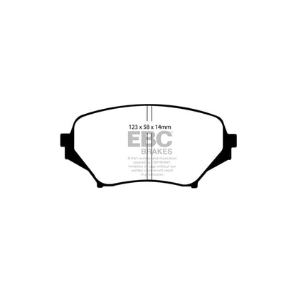 EBC PD11KF690 Mazda MX5 Mk3 Greenstuff Front Brake Pad & GD Disc Kit - Sumitomo Caliper 2 | ML Performance UK Car Parts
