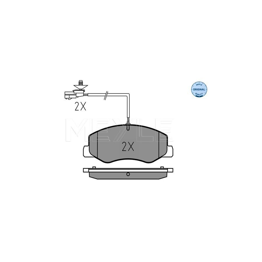 Meyle 025 251 7218/W Brake Pad Set