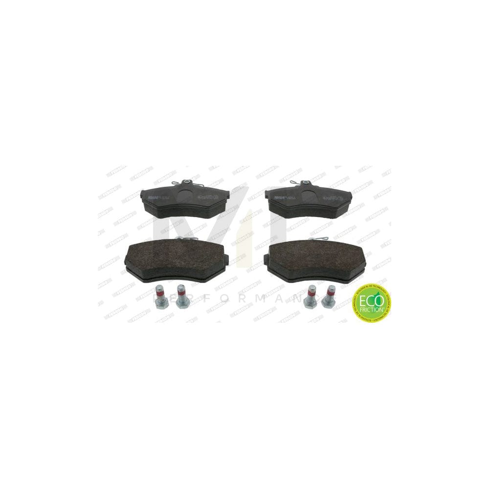 Ferodo Premier Eco Friction FDB1289 Brake Pad Set Not Prepared for Wear Indicator, With Brake Caliper Screws, With Accessories