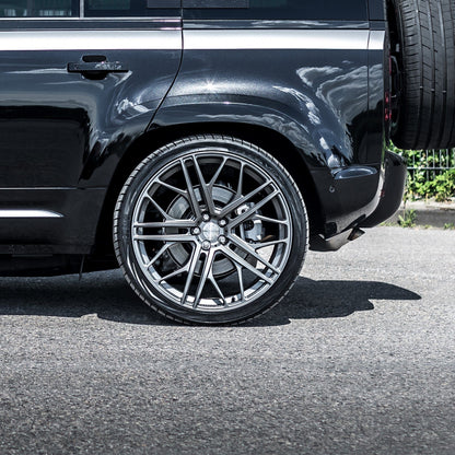 MANHART MHRDEFFL22105 FORGED LINE RIM SET FOR LAND ROVER DEFENDER - LIGHT GREY