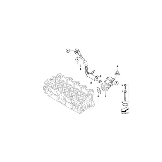 Genuine BMW 11717804955 R56 Gasket (Inc. Cooper D & One D)