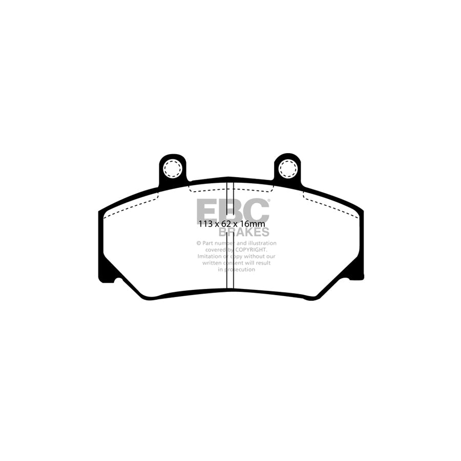 EBC DP800 Umm Volvo Ultimax Front Brake Pads - ATE/Girling/TRW Caliper 2 | ML Performance UK Car Parts