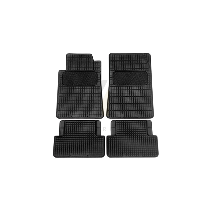 AMiO Tailored, RCM-03 01711 Floor mat set Elastomer, Front and Rear, Quantity: 4, Black