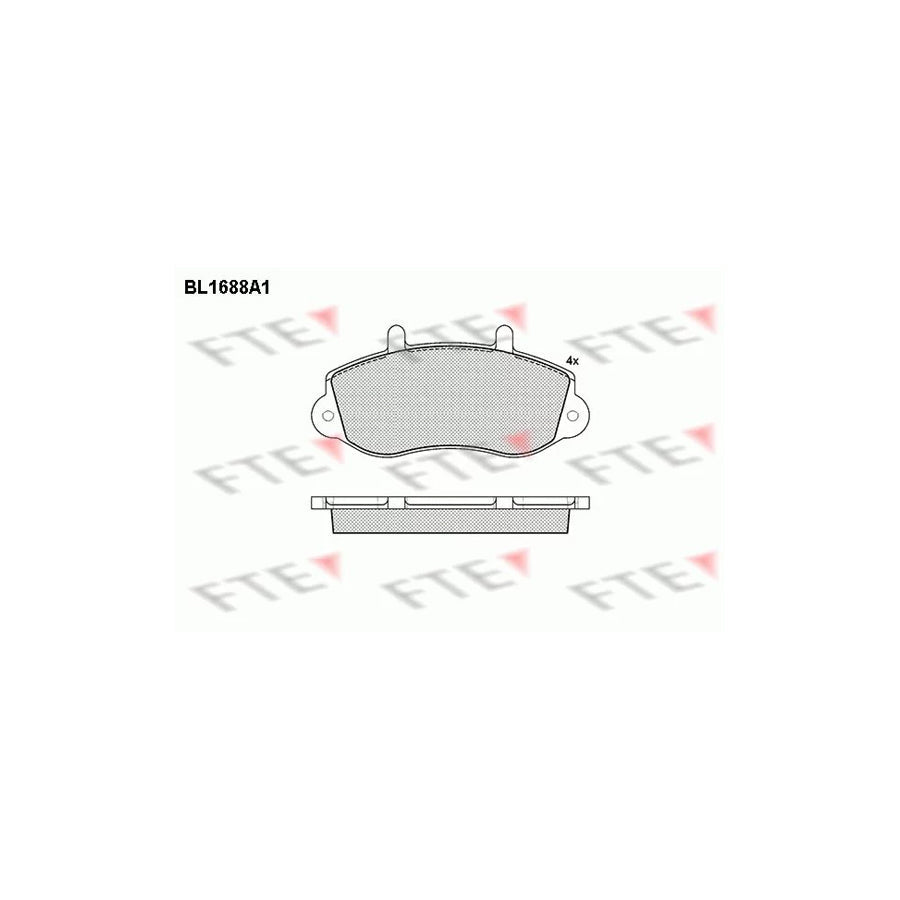 FTE Bl1688A1 Brake Pad Set