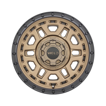 Weld W12079098451 Crux W120 Wheel 17x9 6x135 ET-12 BS4.5 Satin Bronze - Satin Black