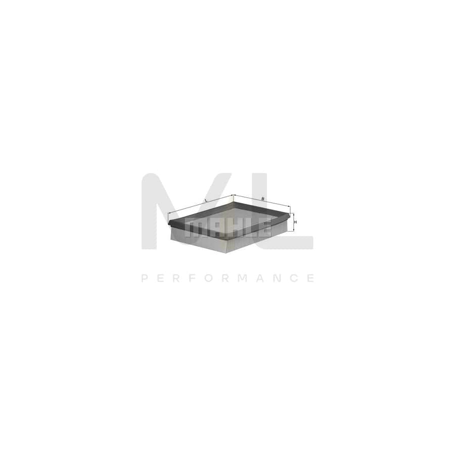 MAHLE ORIGINAL LX 643 Air Filter Filter Insert | ML Performance Car Parts