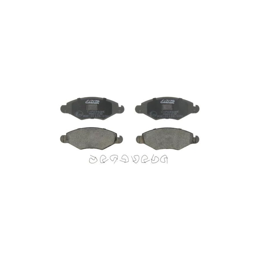 ABE C1P034ABE Brake Pad Set for Peugeot 206