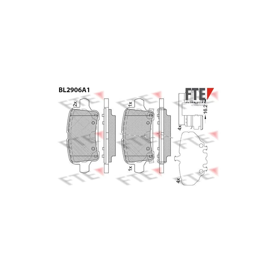 FTE 9011148 Brake Pad Set