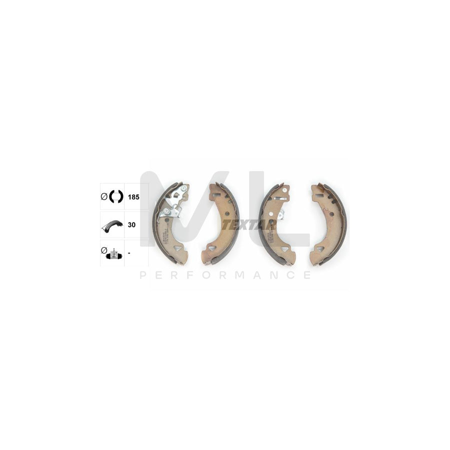 TEXTAR 91048400 Brake Shoe Set without handbrake lever