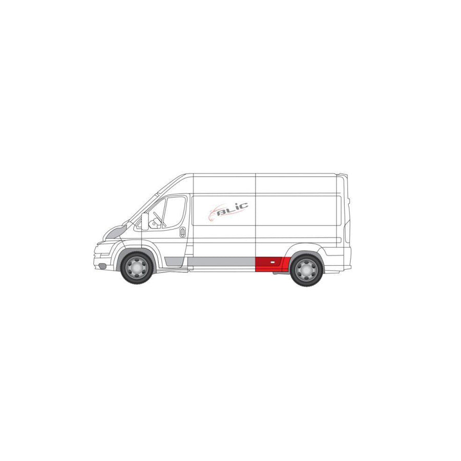 Blic 6504-03-2097587P Wheel Arch Liner