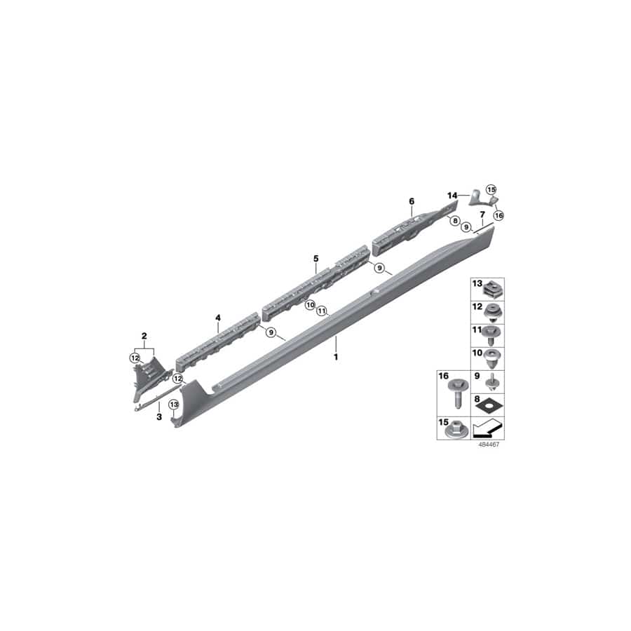 Genuine BMW 63177418335 G32 Holder, Lamp Module, Left (Inc. 630i, 620d & 640iX)