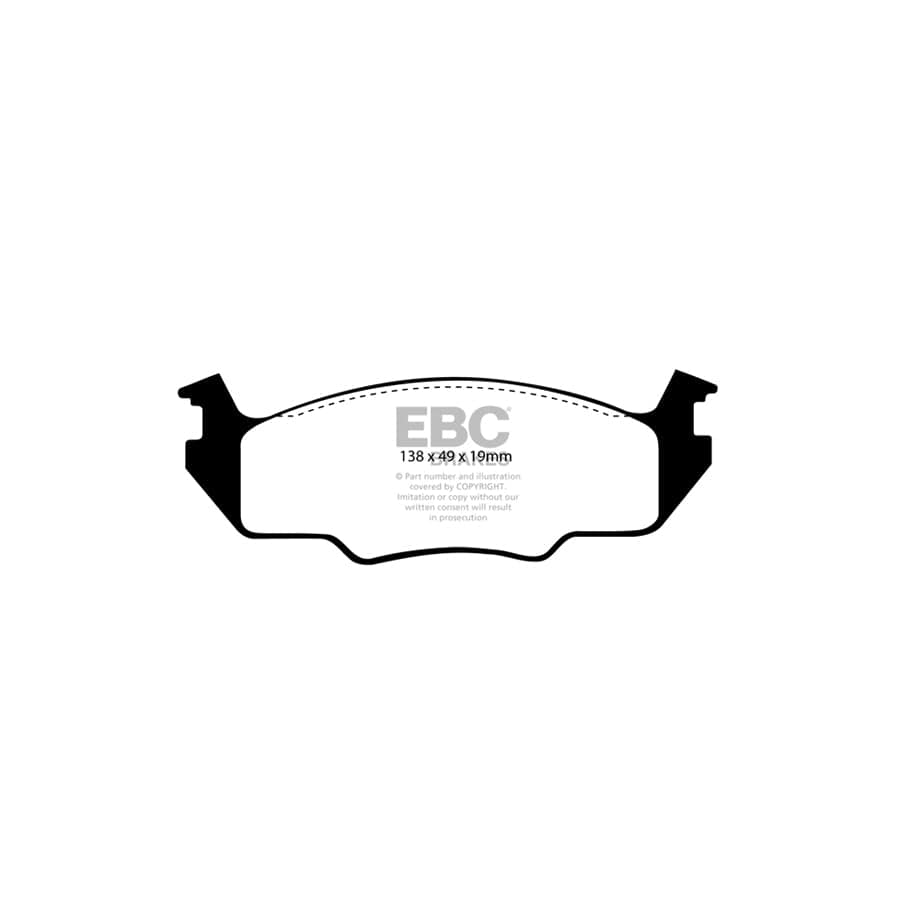 EBC PDKF2112 VW B1 Ultimax Front Brake Pad & Plain Disc Kit 2 | ML Performance UK Car Parts